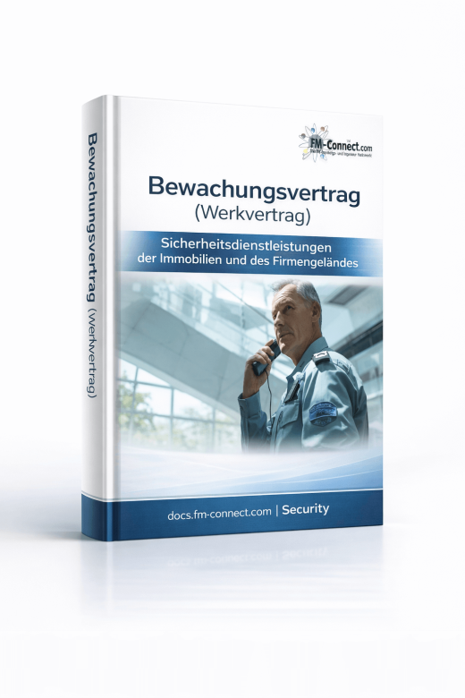 Bewachungsvertrag im Facility Management Cover 