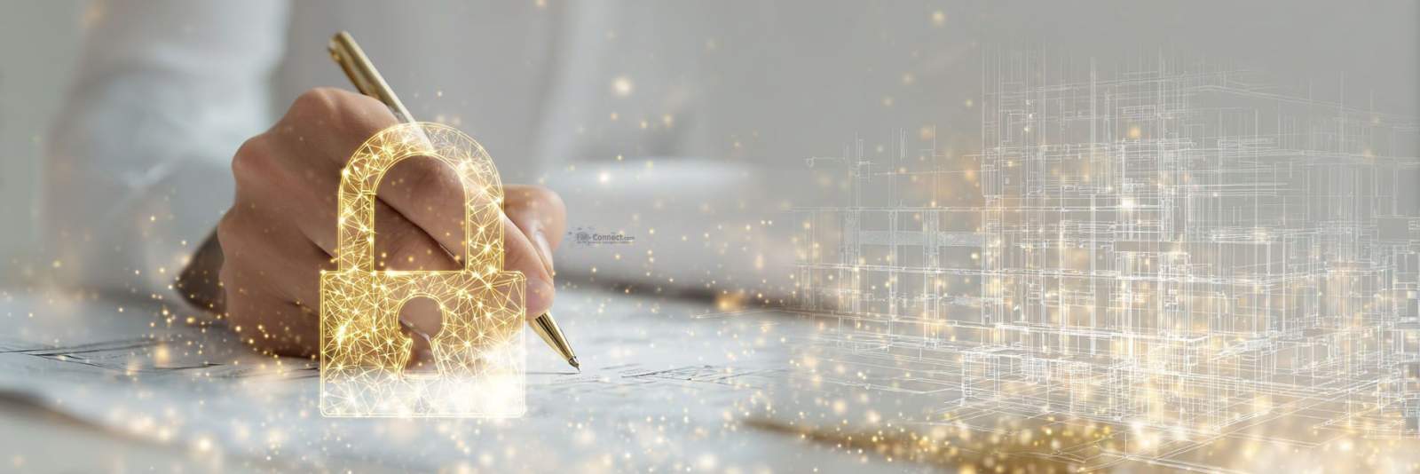 Sicherheits-Standortplan – Grundstücksaufteilung für Wach- und Patrouilleneinsätze